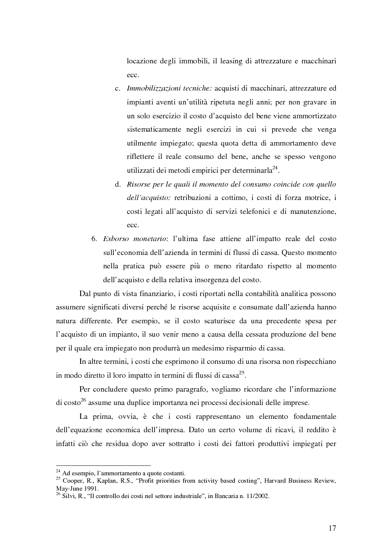 Anteprima della tesi: La gestione strategica dei costi nel settore bancario: il caso della Banca Popolare di Vicenza, Pagina 11