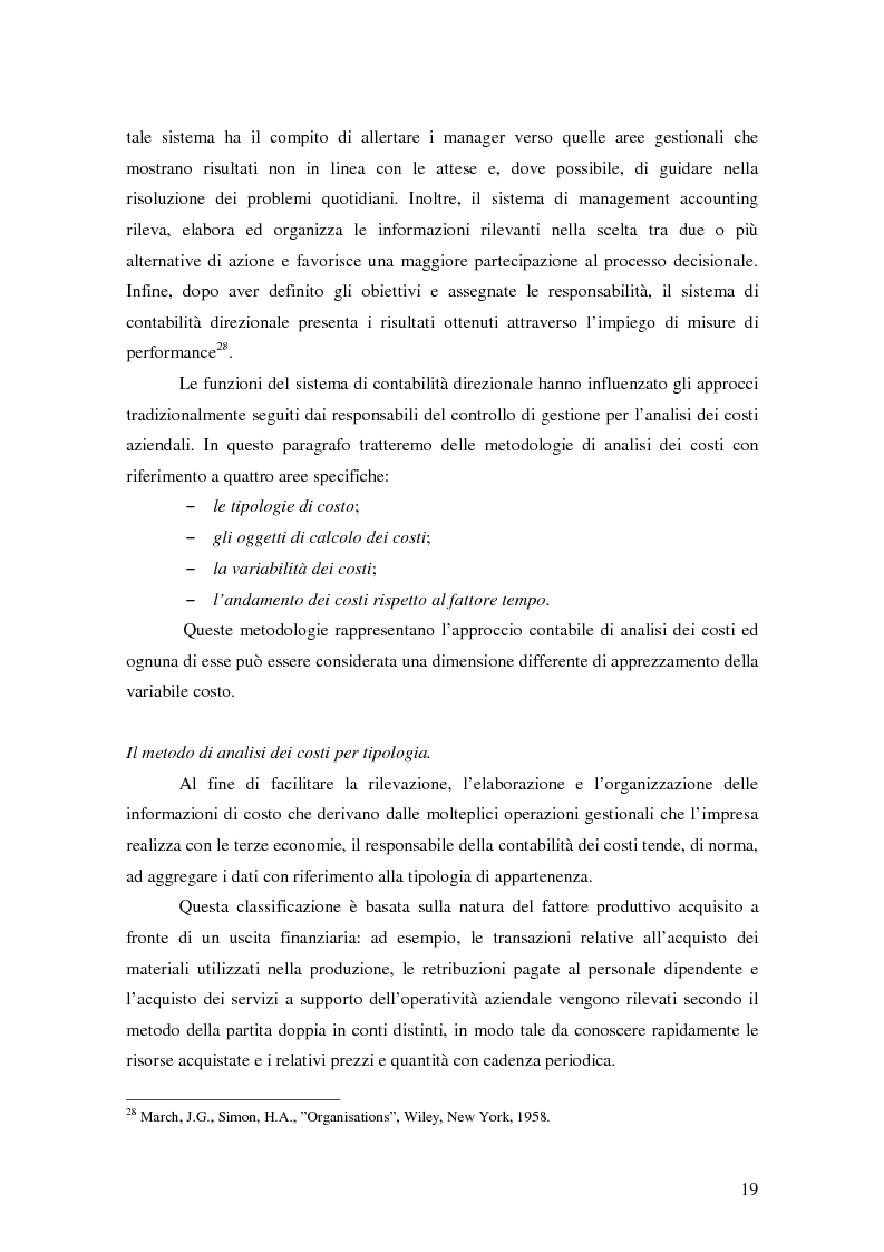 Anteprima della tesi: La gestione strategica dei costi nel settore bancario: il caso della Banca Popolare di Vicenza, Pagina 13