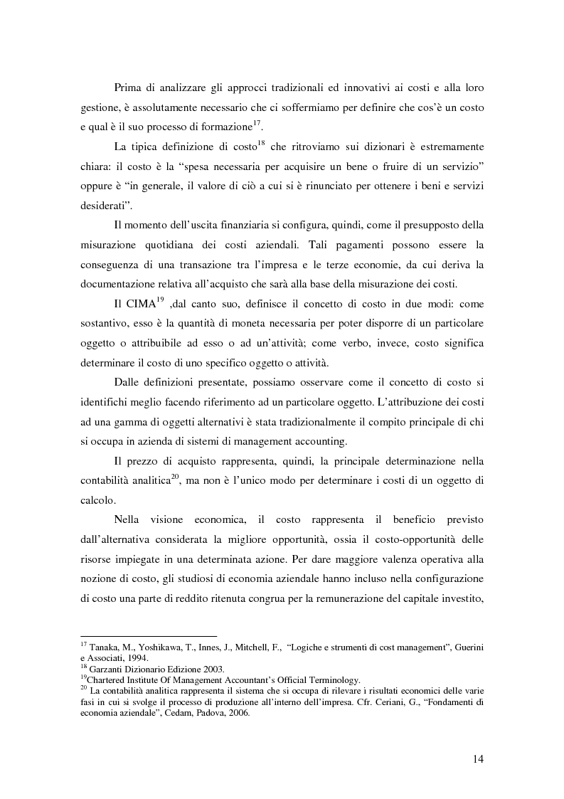 Anteprima della tesi: La gestione strategica dei costi nel settore bancario: il caso della Banca Popolare di Vicenza, Pagina 8