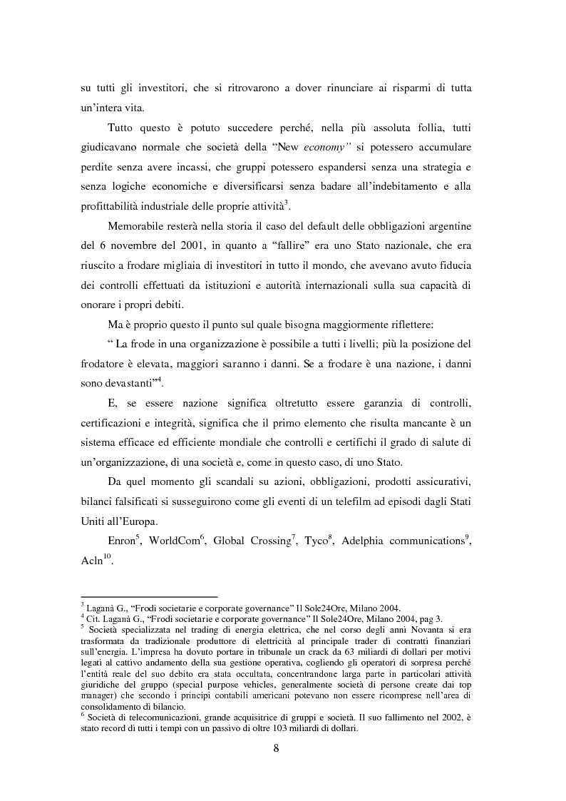 Anteprima della tesi: Il Sistema di controllo interno nelle società quotate. Il D. Lgs. 231/2001 nel settore energetico Italiano., Pagina 9