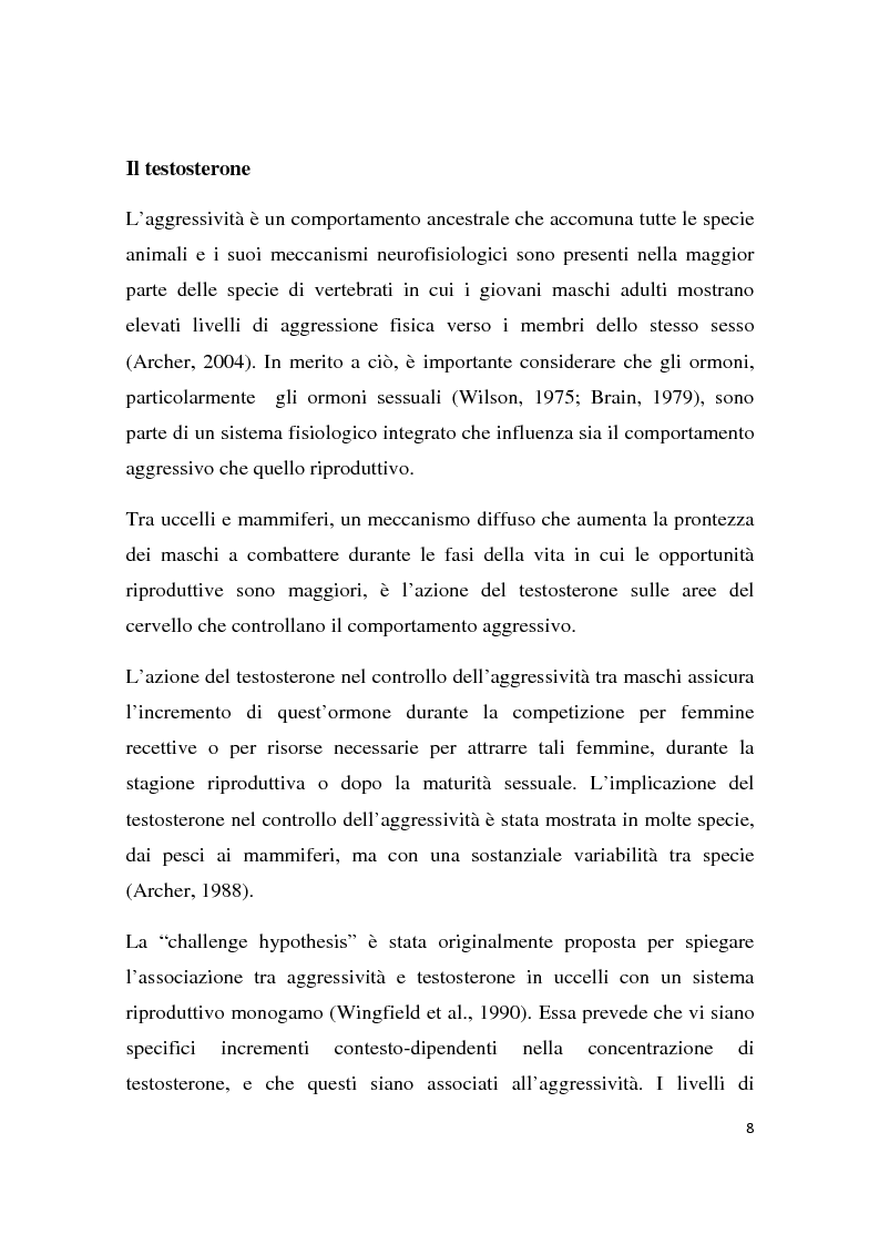 Anteprima della tesi: Effetti degli inibitori della fosfodiesterasi-5 (PDE-5) sul comportamento agonistico e sessuale in un modello animale, Pagina 5
