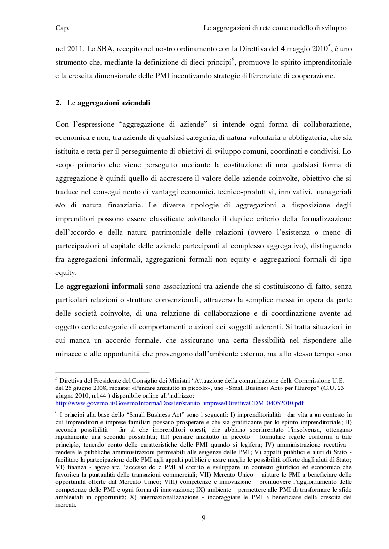 Anteprima della tesi: Il contratto di Rete: una nuova opportunità di crescita per le nostre imprese, Pagina 4