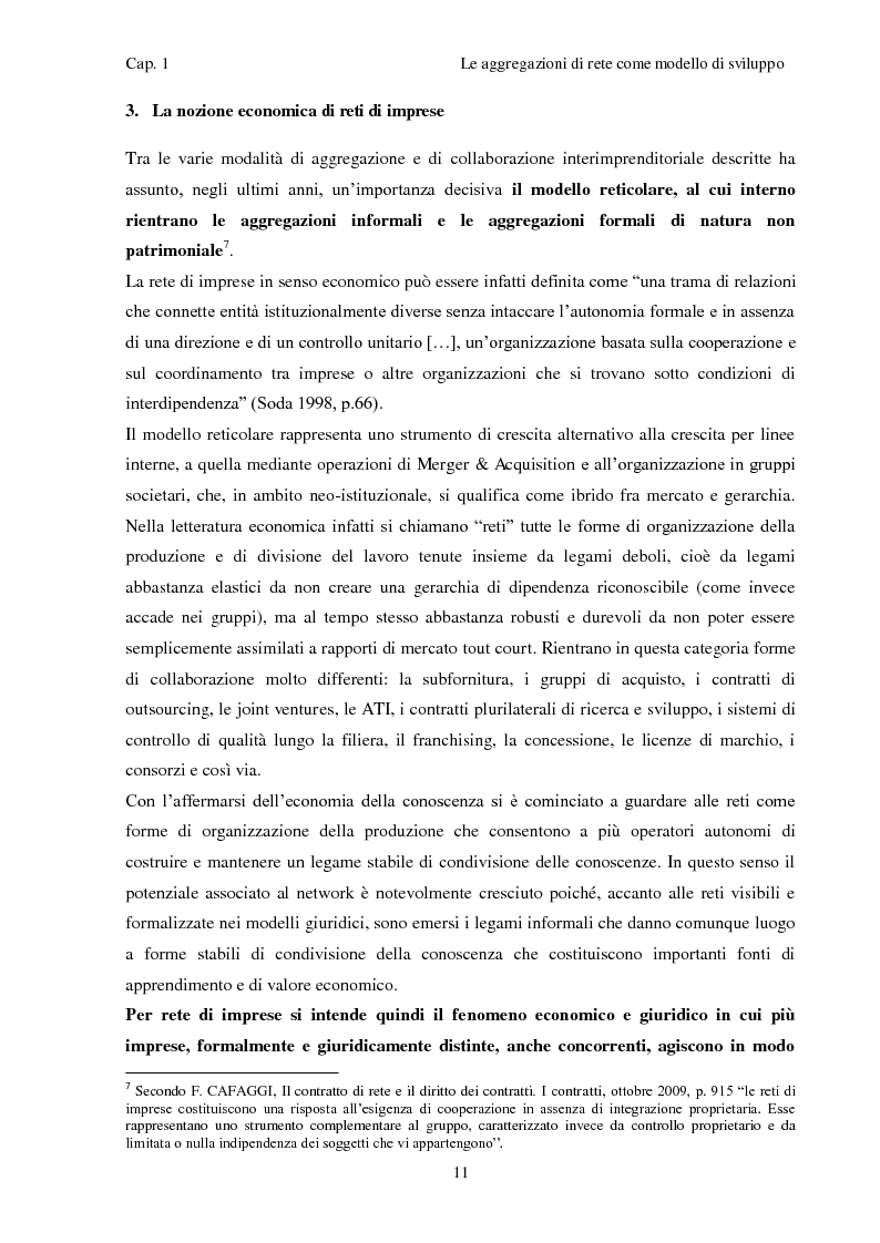 Anteprima della tesi: Il contratto di Rete: una nuova opportunità di crescita per le nostre imprese, Pagina 6