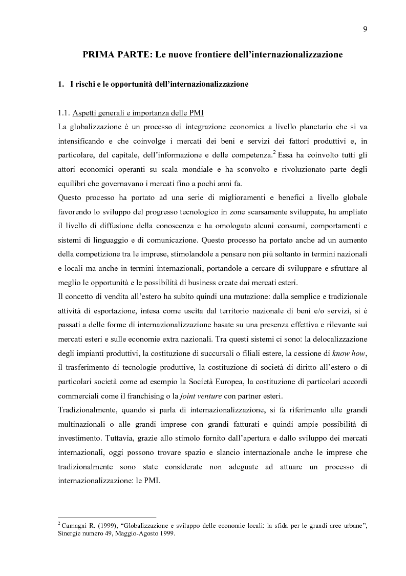 Anteprima della tesi: Internazionalizzazione 2.0: Web Marketing, Web Communication e Web Promotion al servizio delle PMI. Il caso Inspiring Software, Pagina 4