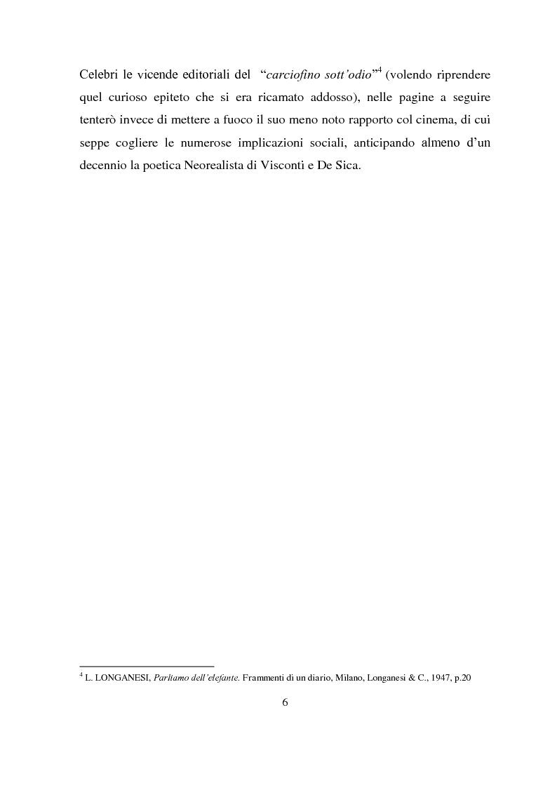 Anteprima della tesi: Longanesi e il cinema: da ''Dieci minuti di vita'' a ''Vivere ancora'', Pagina 3