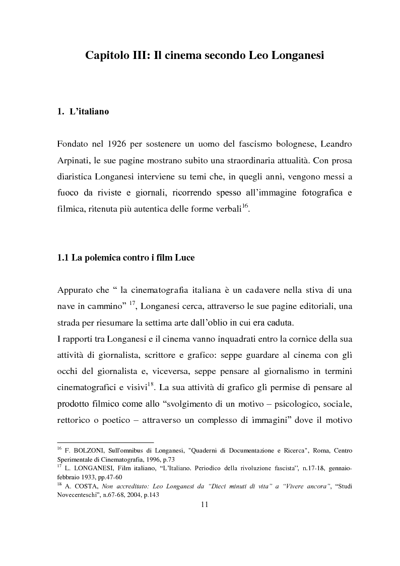 Anteprima della tesi: Longanesi e il cinema: da ''Dieci minuti di vita'' a ''Vivere ancora'', Pagina 8