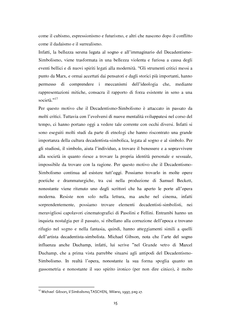 Anteprima della tesi: Odilon Redon, il principe del sogno. Un viaggio nell'inconscio attraverso le analisi di ventuno opere, Pagina 11