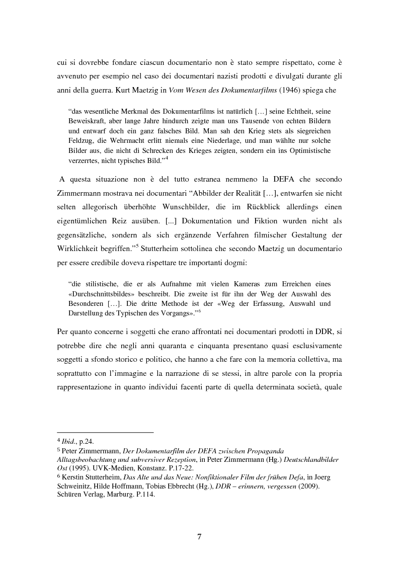 Anteprima della tesi: Costruire l'inimmaginabile: lo spostamento della prospettiva nei documentari DEFA sull'orrore nazista, Pagina 7