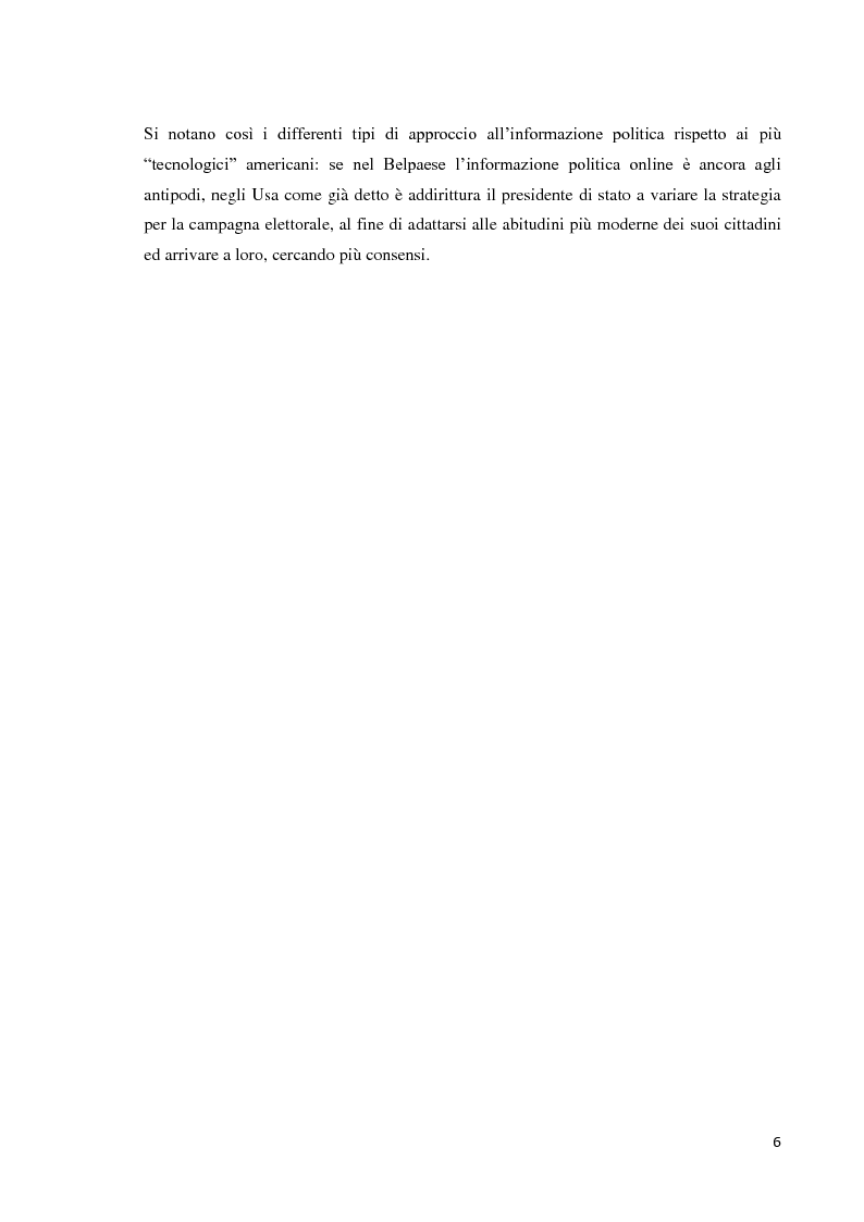 Anteprima della tesi: Media e democrazia: nasce la politica 2.0, Pagina 6