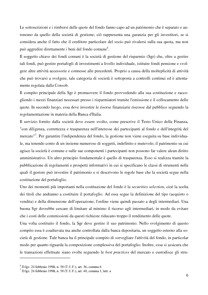 Anteprima della tesi: Gli Exchange Traded Funds come strumenti di gestione del risparmio, Pagina 6
