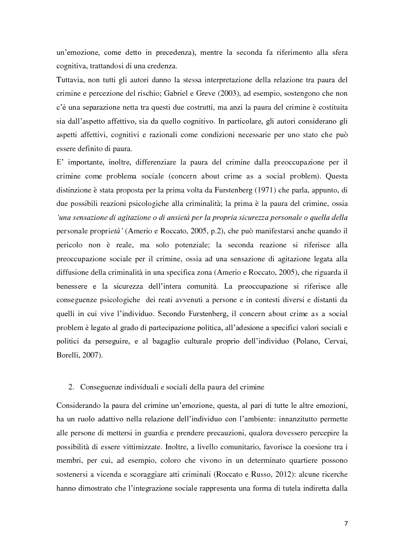 Anteprima della tesi: Mass media, pregiudizio e paura del crimine: un'indagine con il Linguistic Category Model, Pagina 5
