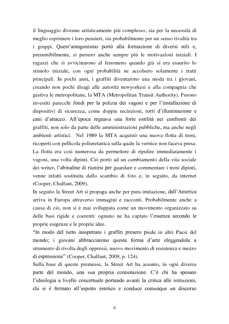 Anteprima della tesi: Street Art: itinerari controversi, Pagina 3