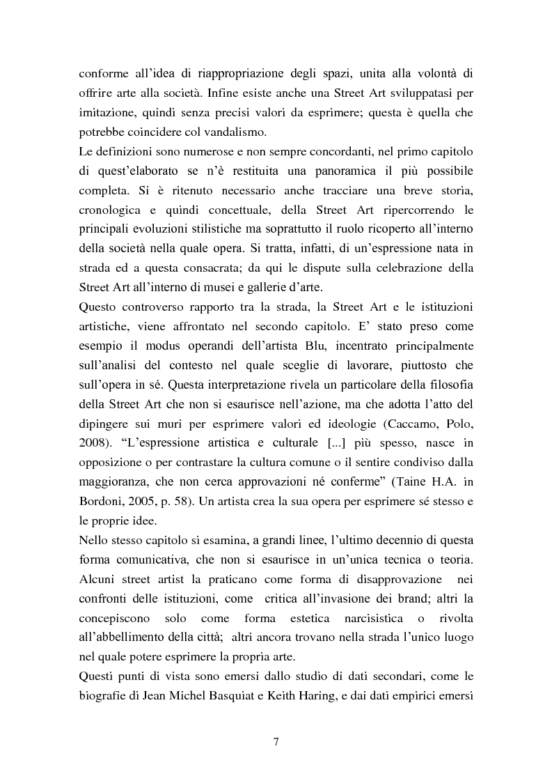 Anteprima della tesi: Street Art: itinerari controversi, Pagina 4