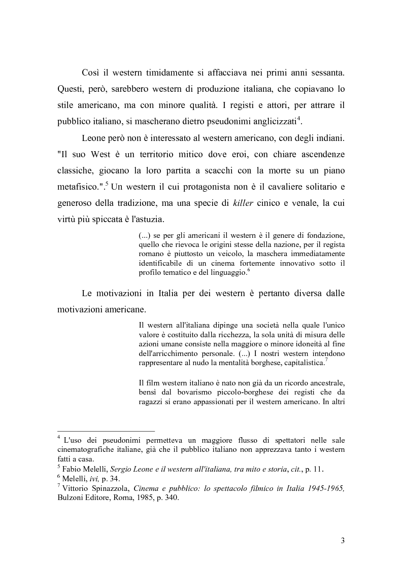Anteprima della tesi: Musica Filmica Narrativa - Il rapporto tra musica e immagine nella trilogia del dollaro di Sergio Leone, Pagina 4