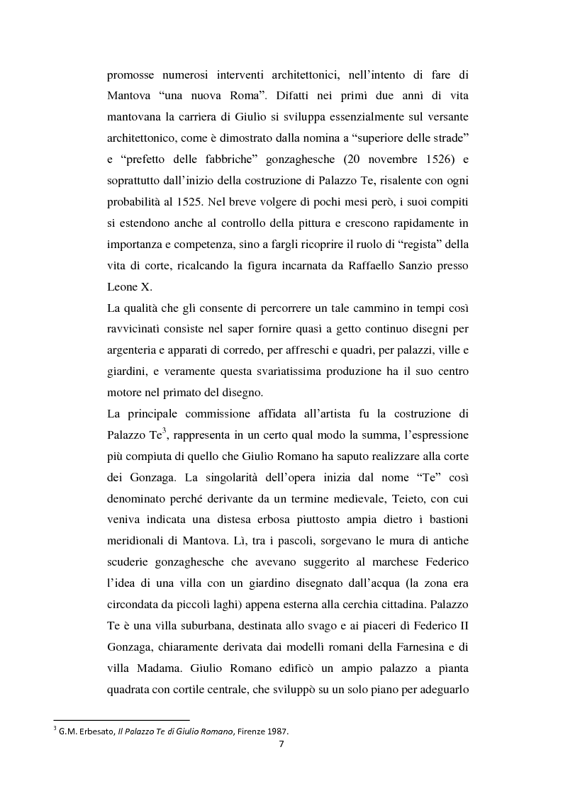 Anteprima della tesi: La Sacra Famiglia su tavola in Santa Maria Assunta a Fondi: elementi tecnici e stilistici a confronto con l'opera di Giulio Romano in Santa Maria dell'Anima a Roma., Pagina 6