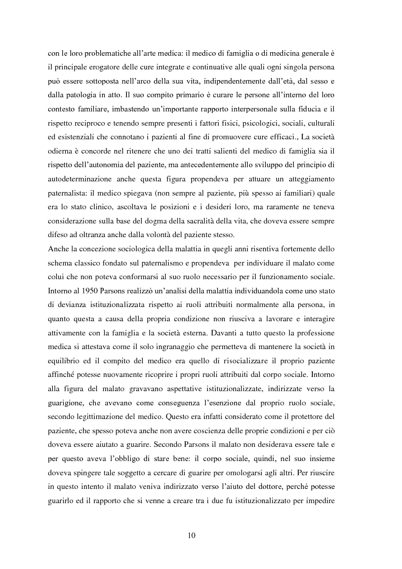 Anteprima della tesi: Testamento biologico e principio di Autodeterminazione, Pagina 11