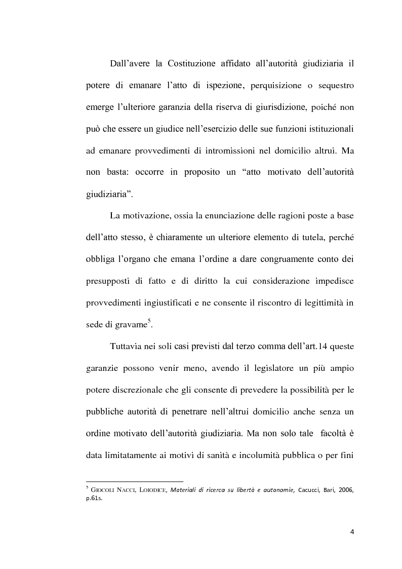 Anteprima della tesi: Sequestro probatorio e processo penale, Pagina 5