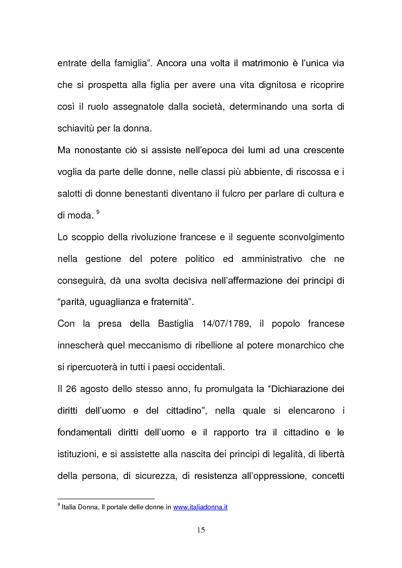 Anteprima della tesi: L’evoluzione della tutela della lavoratrice madre nel mondo del lavoro., Pagina 12