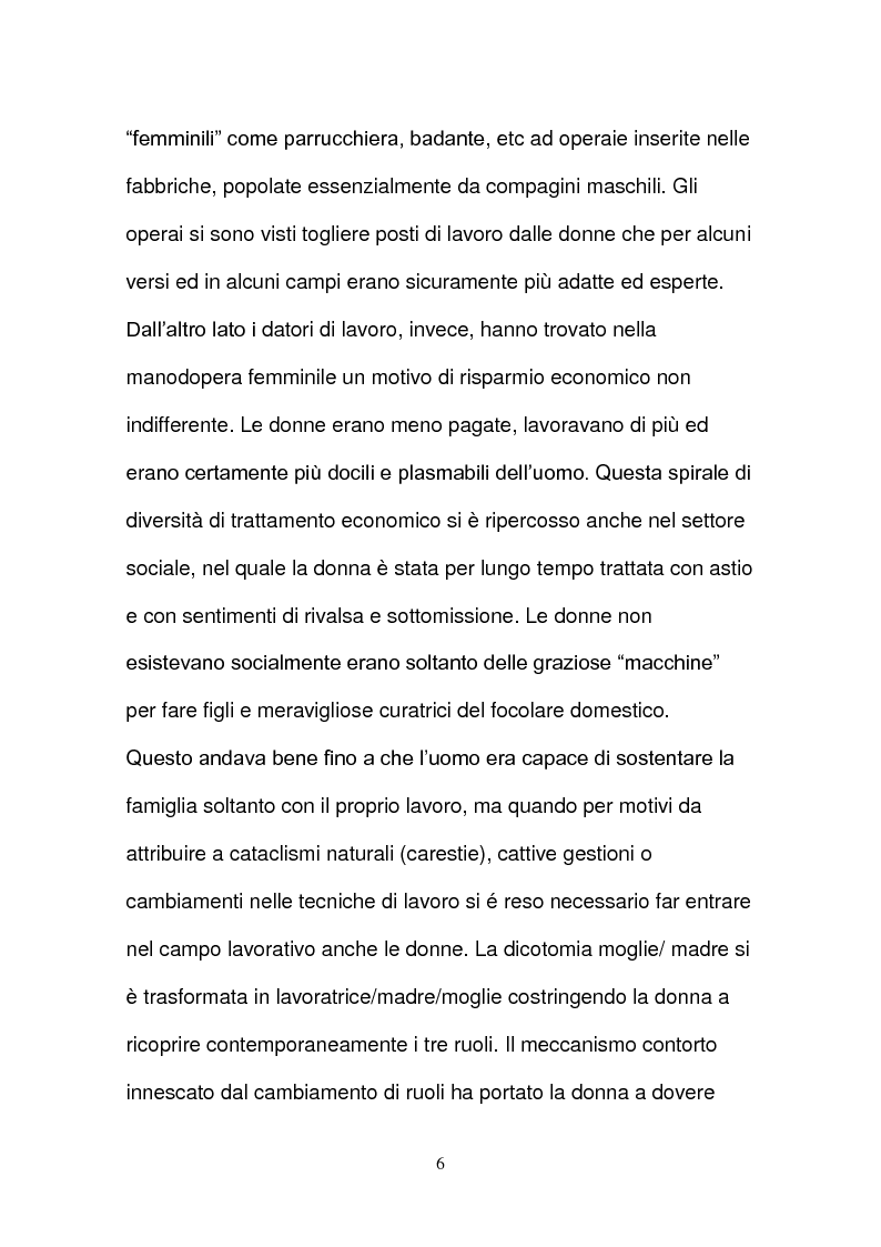 Anteprima della tesi: L’evoluzione della tutela della lavoratrice madre nel mondo del lavoro., Pagina 3