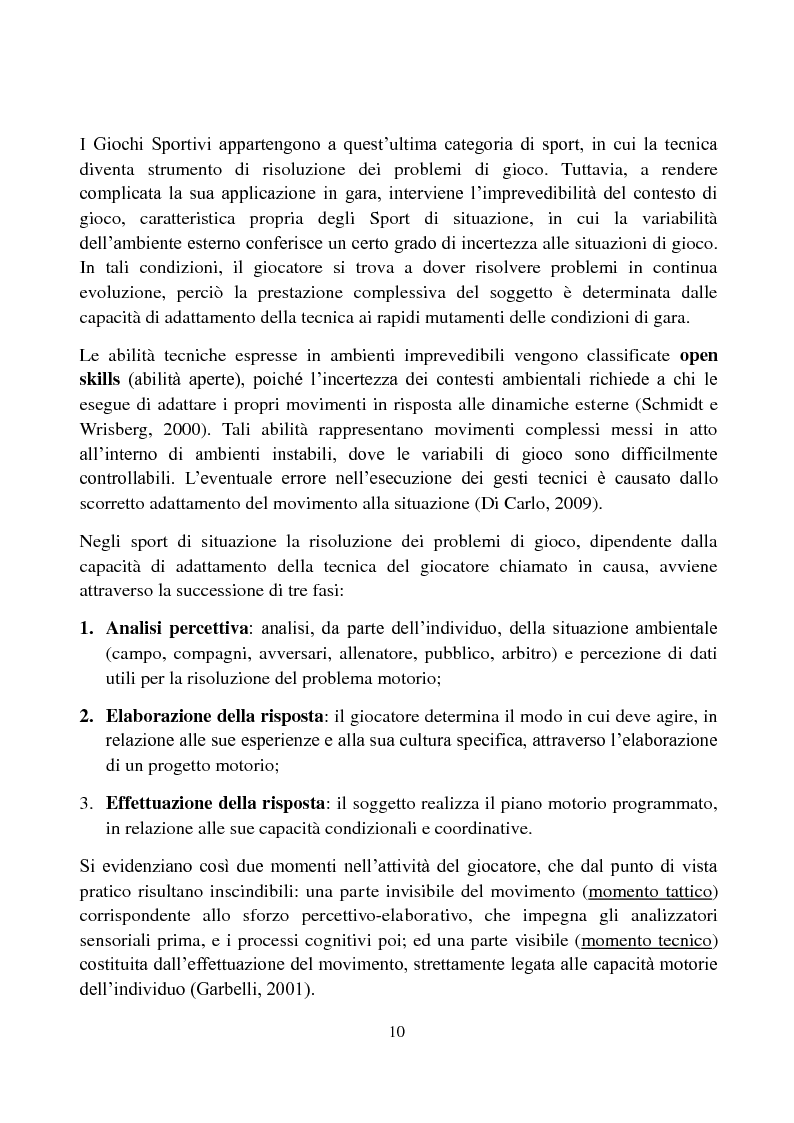 Anteprima della tesi: Il metodo Coerver Coaching applicato ai calciatori della categoria Esordienti, Pagina 8