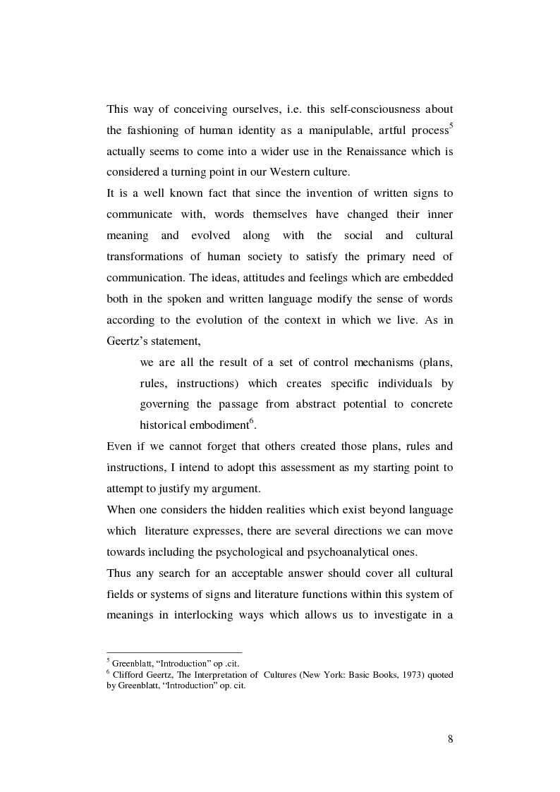 Anteprima della tesi: Renaissance Self-Fashioning: ''Epicoene'' by Ben Jonson, Pagina 6