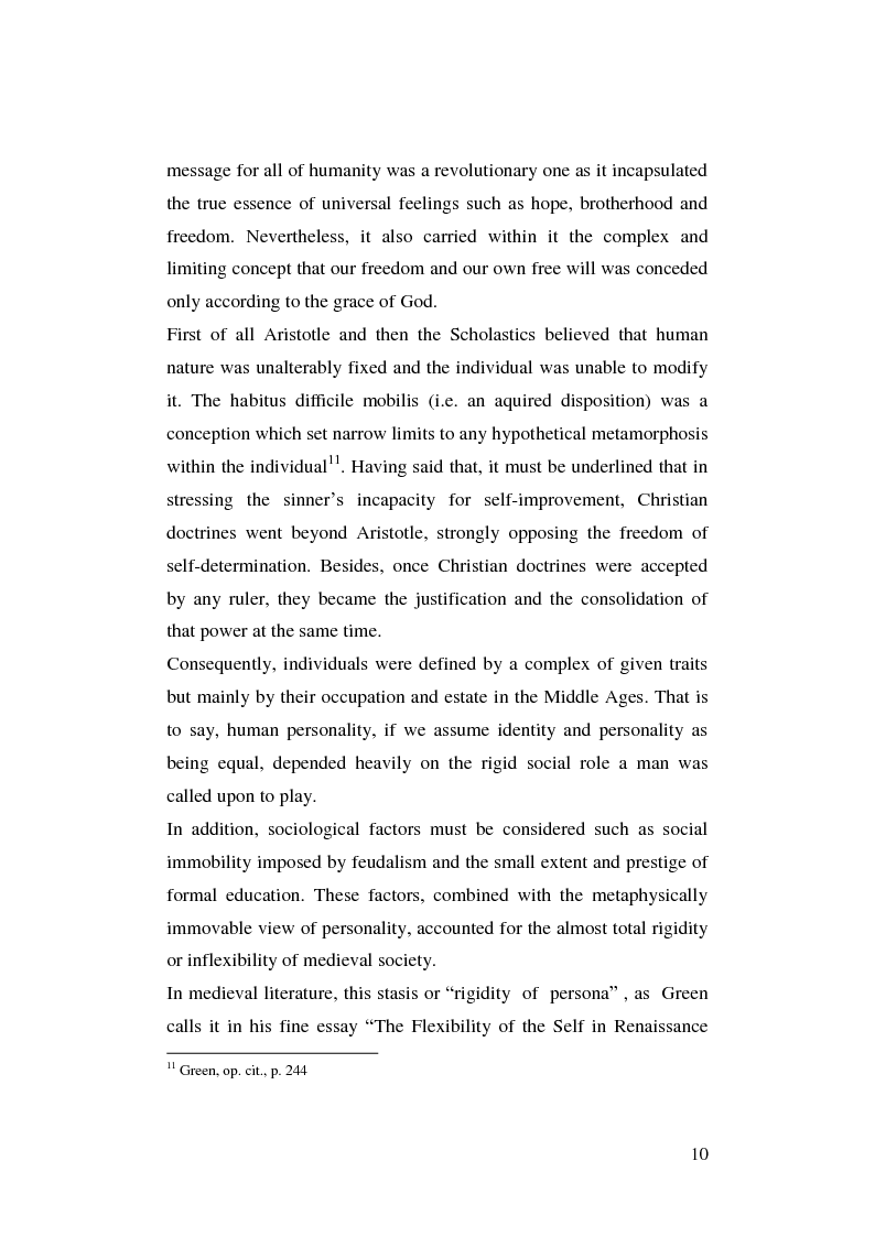 Anteprima della tesi: Renaissance Self-Fashioning: ''Epicoene'' by Ben Jonson, Pagina 8