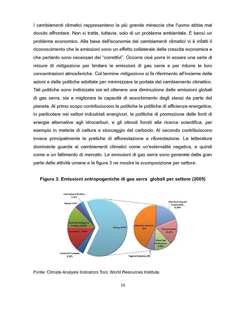 Anteprima della tesi: Economia dei cambiamenti climatici e vulnerabilità nei paesi in via di sviluppo, Pagina 11