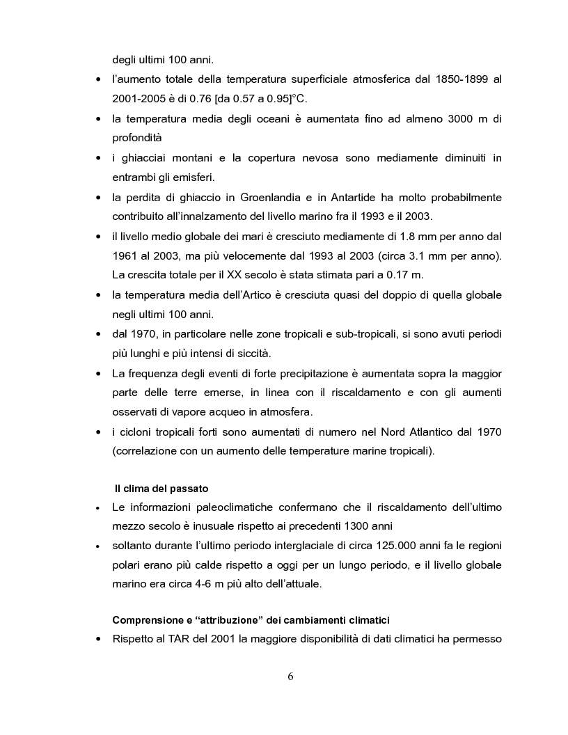 Anteprima della tesi: Economia dei cambiamenti climatici e vulnerabilità nei paesi in via di sviluppo, Pagina 7