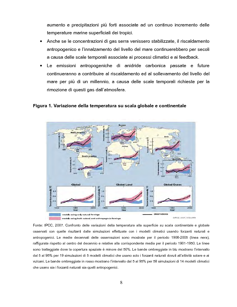 Anteprima della tesi: Economia dei cambiamenti climatici e vulnerabilità nei paesi in via di sviluppo, Pagina 9