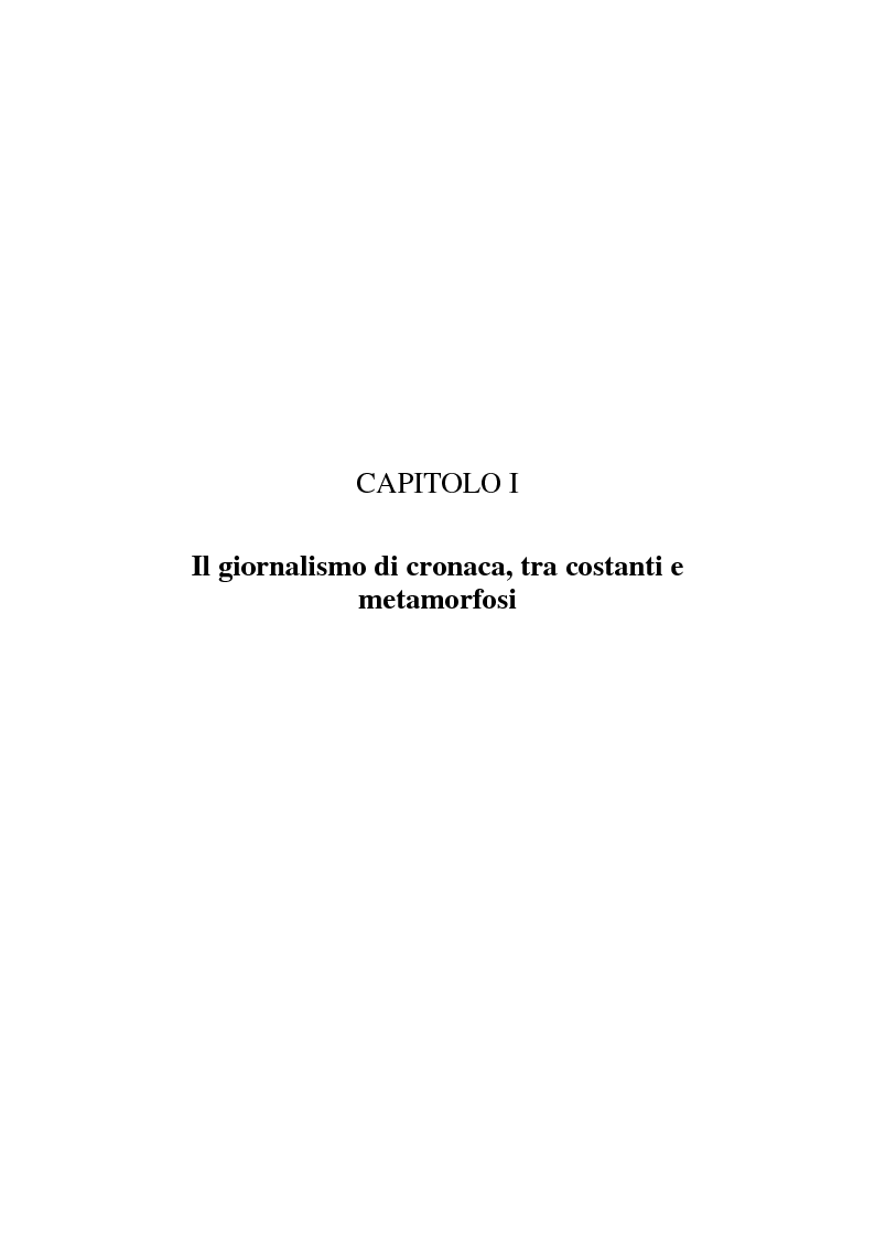 Anteprima della tesi: Dalla notizia al romanzo: volti diversi della cronaca nera, Pagina 2