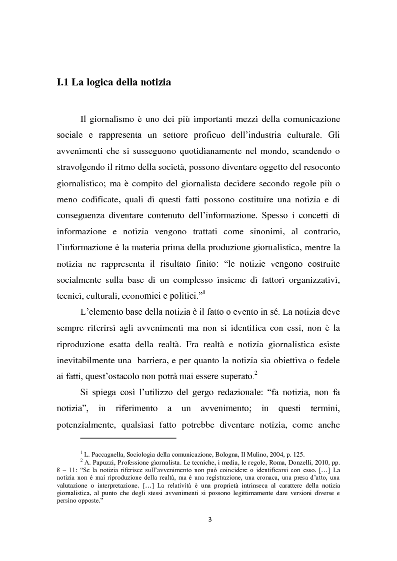 Anteprima della tesi: Dalla notizia al romanzo: volti diversi della cronaca nera, Pagina 3