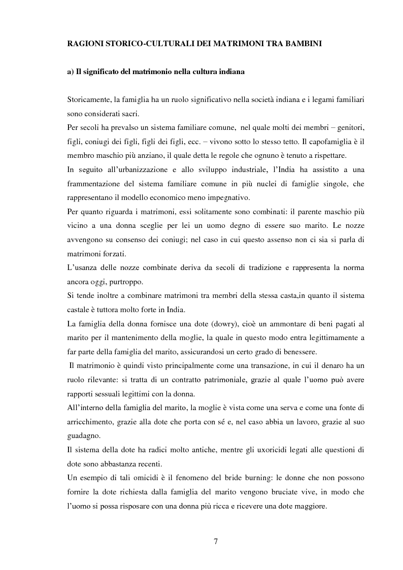 Anteprima della tesi: Tradizione e modernità: i matrimoni tra bambini in India, Pagina 3