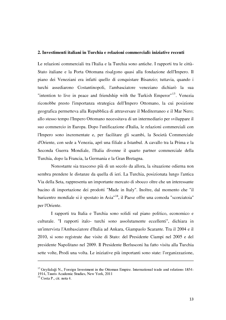 Anteprima della tesi: Il trattamento degli investimenti diretti esteri in Turchia con particolare riferimento agli investitori italiani, Pagina 11