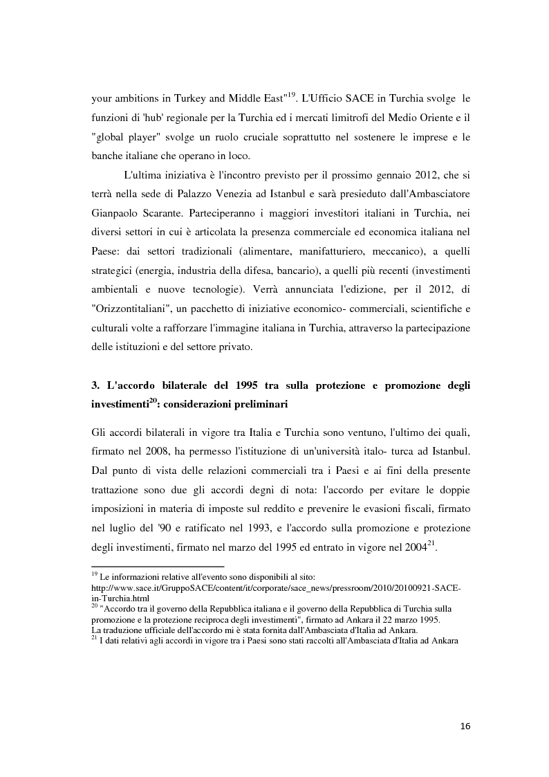 Anteprima della tesi: Il trattamento degli investimenti diretti esteri in Turchia con particolare riferimento agli investitori italiani, Pagina 14