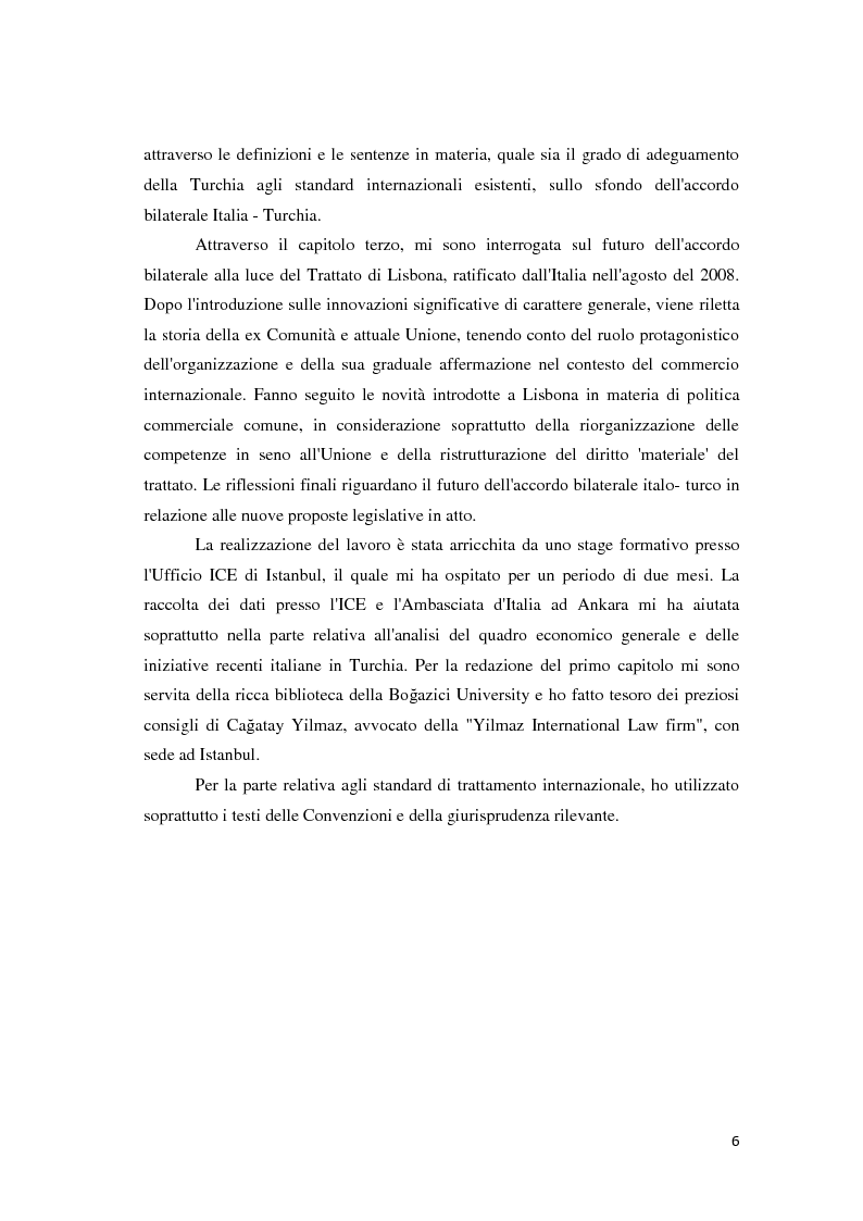 Anteprima della tesi: Il trattamento degli investimenti diretti esteri in Turchia con particolare riferimento agli investitori italiani, Pagina 4