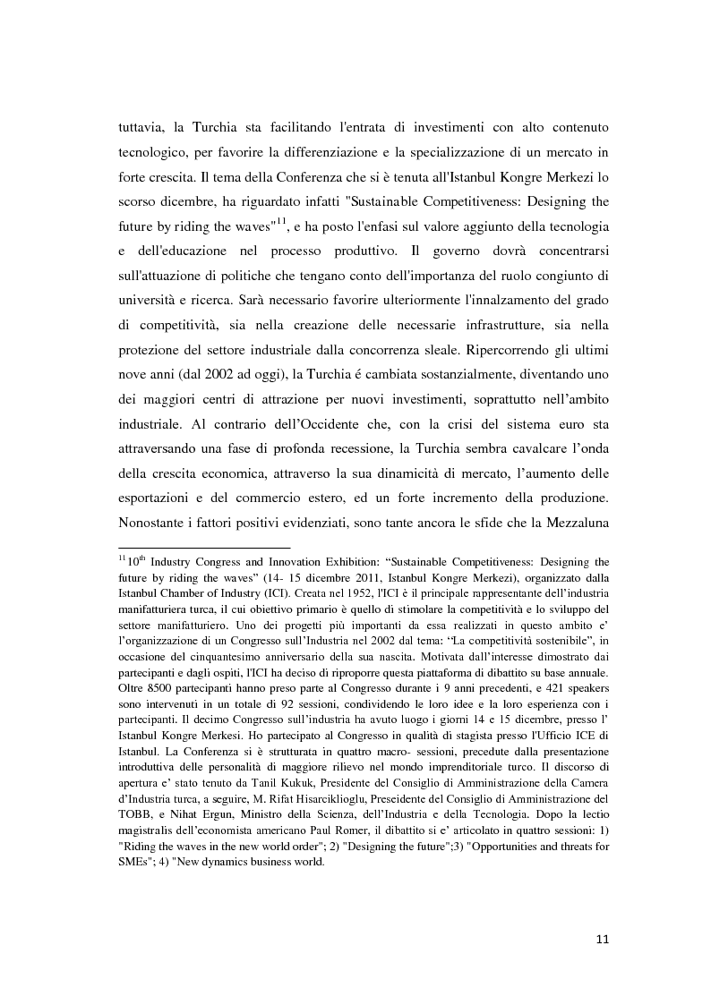 Anteprima della tesi: Il trattamento degli investimenti diretti esteri in Turchia con particolare riferimento agli investitori italiani, Pagina 9