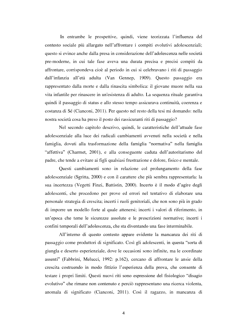 Anteprima della tesi: Compiti evolutivi dei nuovi adolescenti: alla ricerca dell'identità nella società contemporanea, Pagina 3