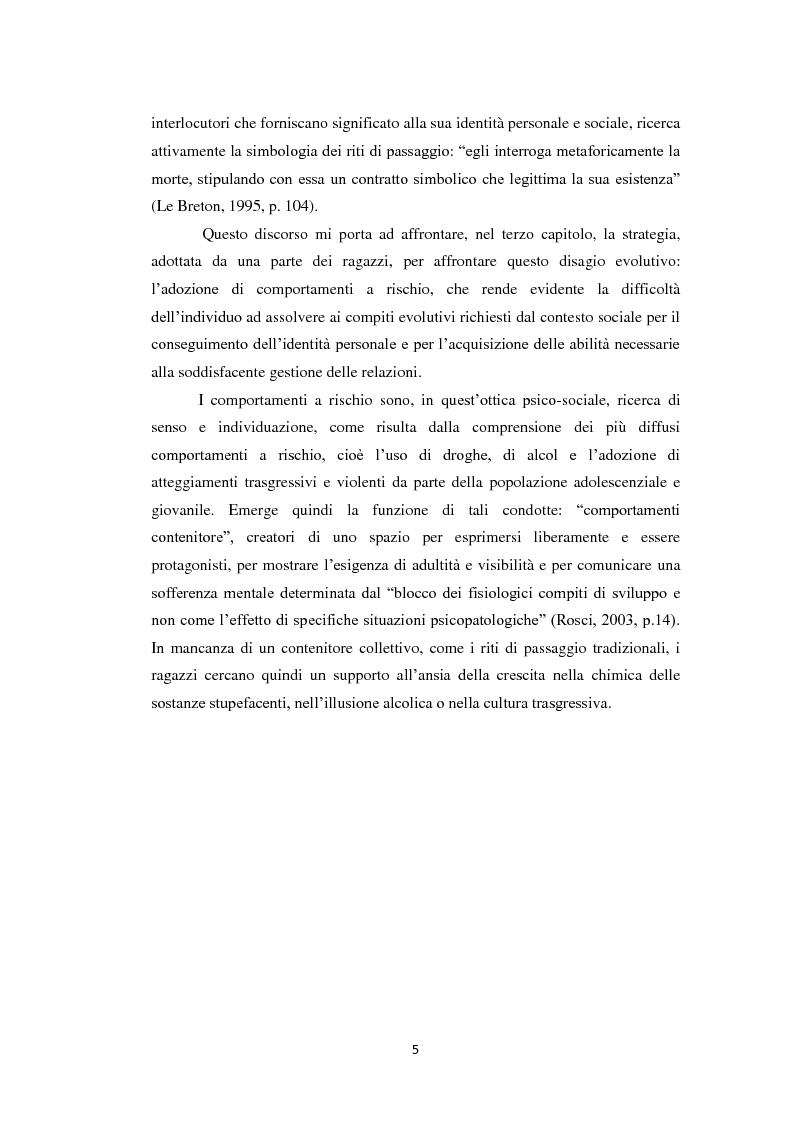 Anteprima della tesi: Compiti evolutivi dei nuovi adolescenti: alla ricerca dell'identità nella società contemporanea, Pagina 4
