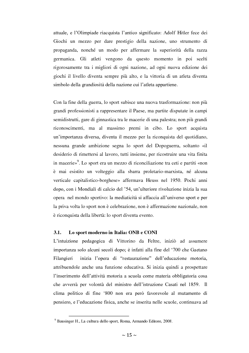 Anteprima della tesi: Lo sport: mezzo privilegiato nell'integrazione sociale del diversamente abile. Un'indagine esplorativa, Pagina 11