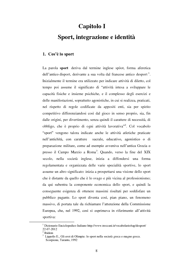 Anteprima della tesi: Comunicazione e disabilità. La pratica motoria come strumento di relazione, Pagina 5
