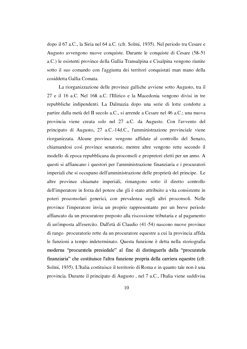 Anteprima della tesi: La Provincia. Ruolo storico e dibattito attuale con riferimento al caso di Perugia, Pagina 9