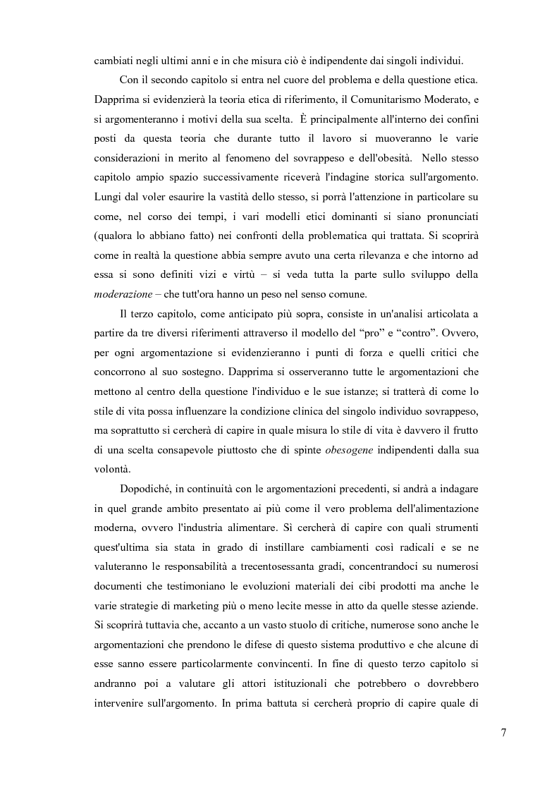 Anteprima della tesi: Sovrappeso e obesità: implicazioni etiche, Pagina 5