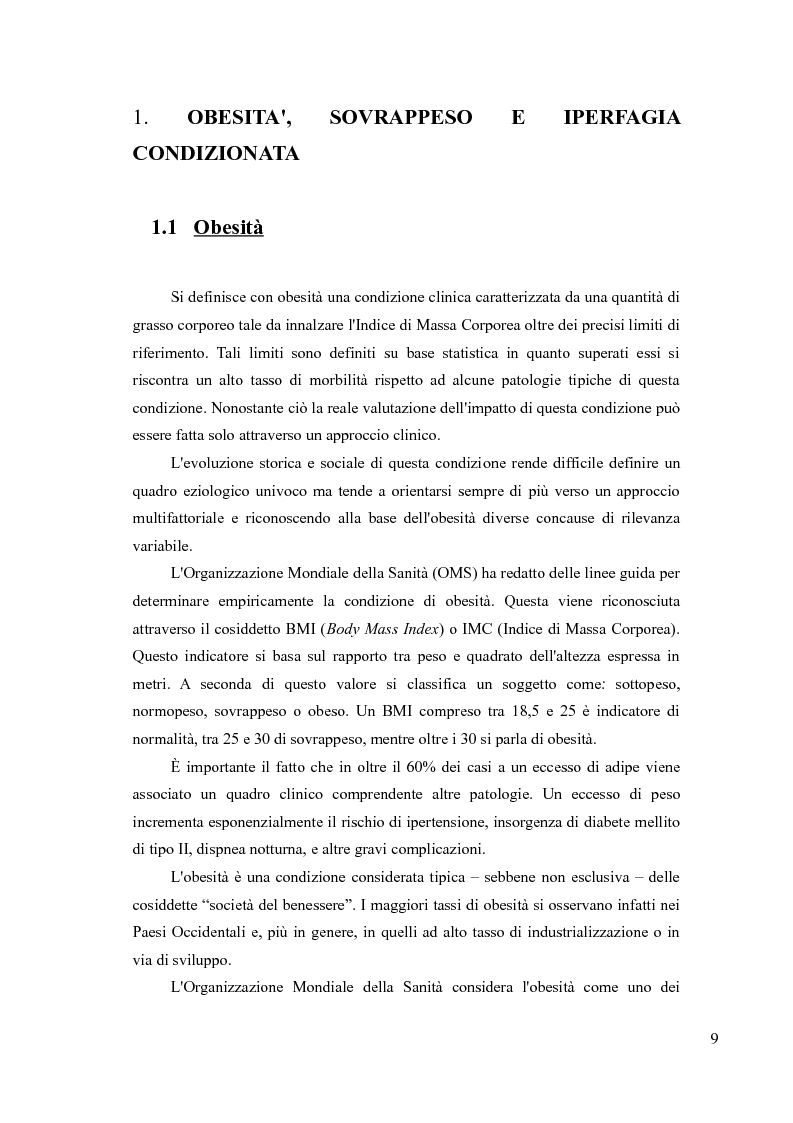 Anteprima della tesi: Sovrappeso e obesità: implicazioni etiche, Pagina 7