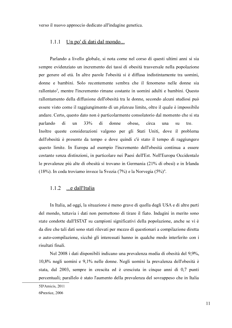 Anteprima della tesi: Sovrappeso e obesità: implicazioni etiche, Pagina 9