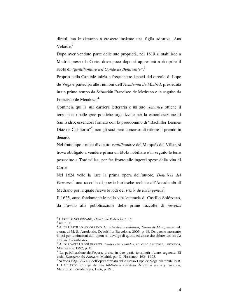 Anteprima della tesi: Teresa de Manzanares e il ruolo del denaro nella vita della pícara
, Pagina 5