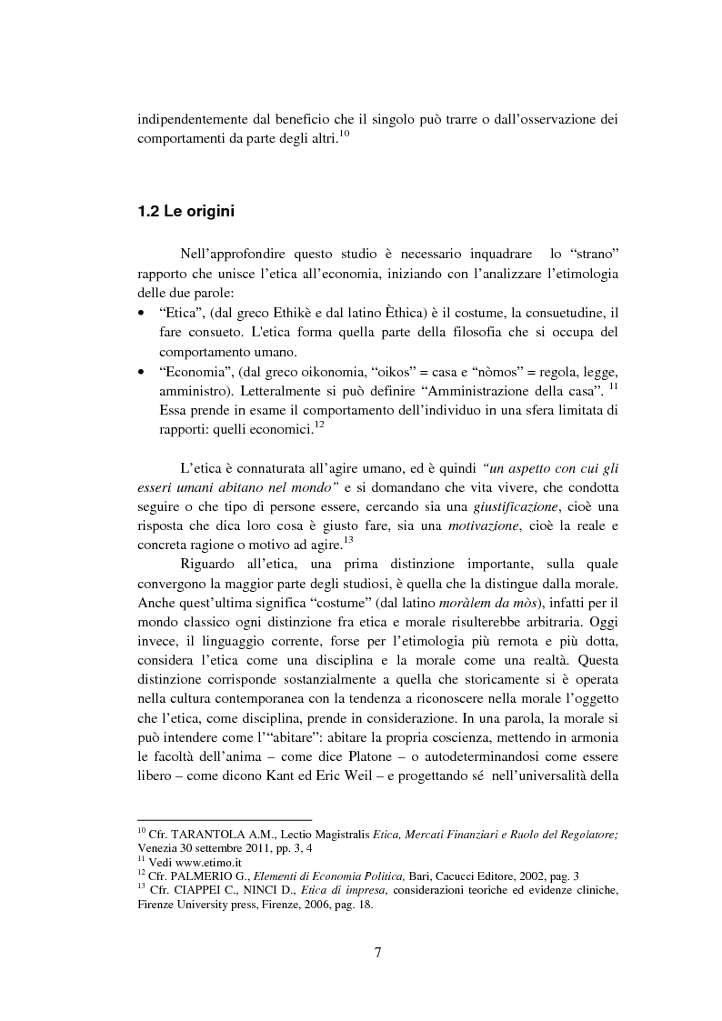 Anteprima della tesi: La Finanza Etica. Il Caso Etica Sgr e il Rating Etico: Sabaf S.P.A., Pagina 8