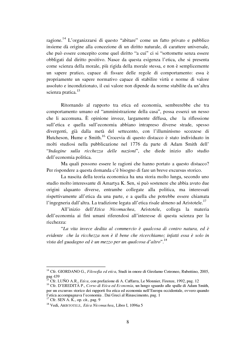 Anteprima della tesi: La Finanza Etica. Il Caso Etica Sgr e il Rating Etico: Sabaf S.P.A., Pagina 9