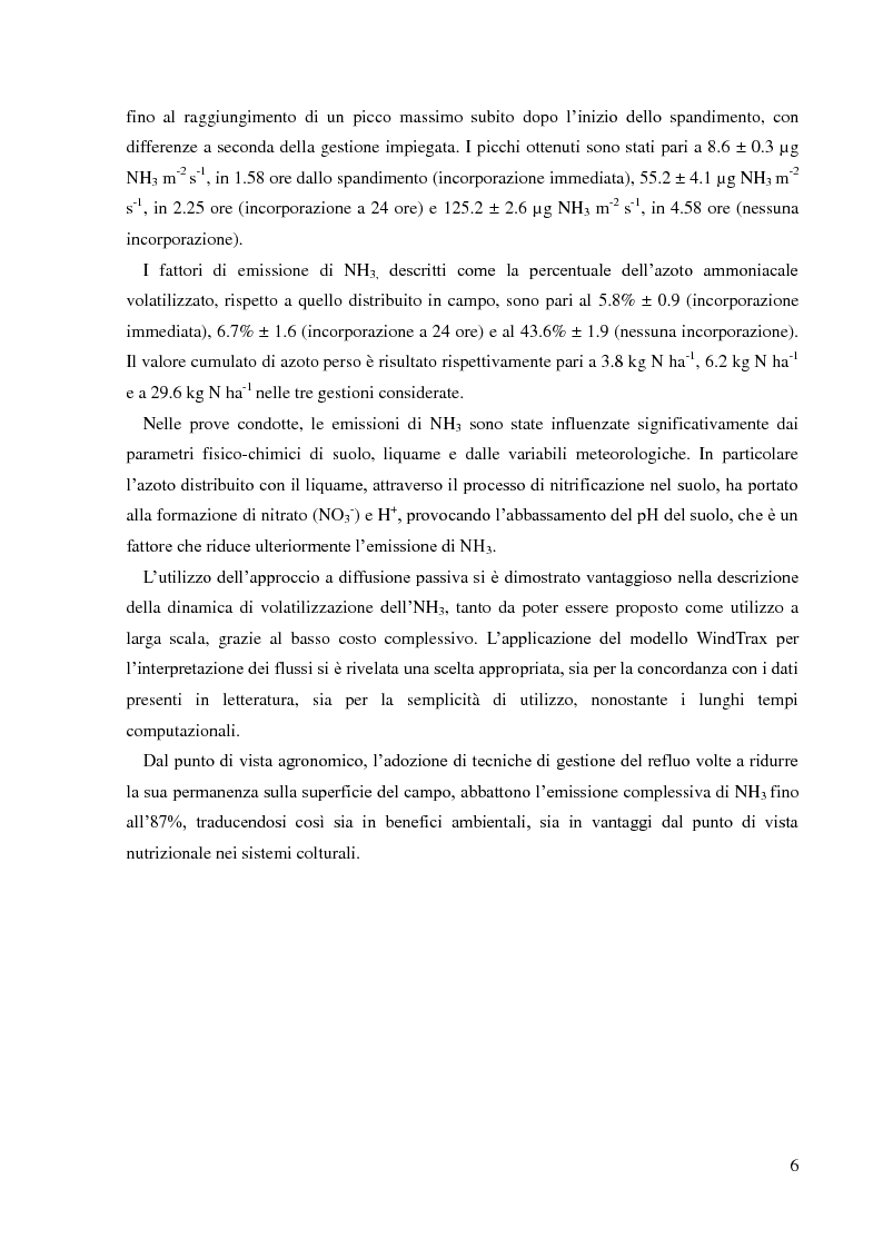 Anteprima della tesi: Emissioni di NH3 a seguito della distribuzione di liquame: valutazione delle strategie di mitigazione, Pagina 3