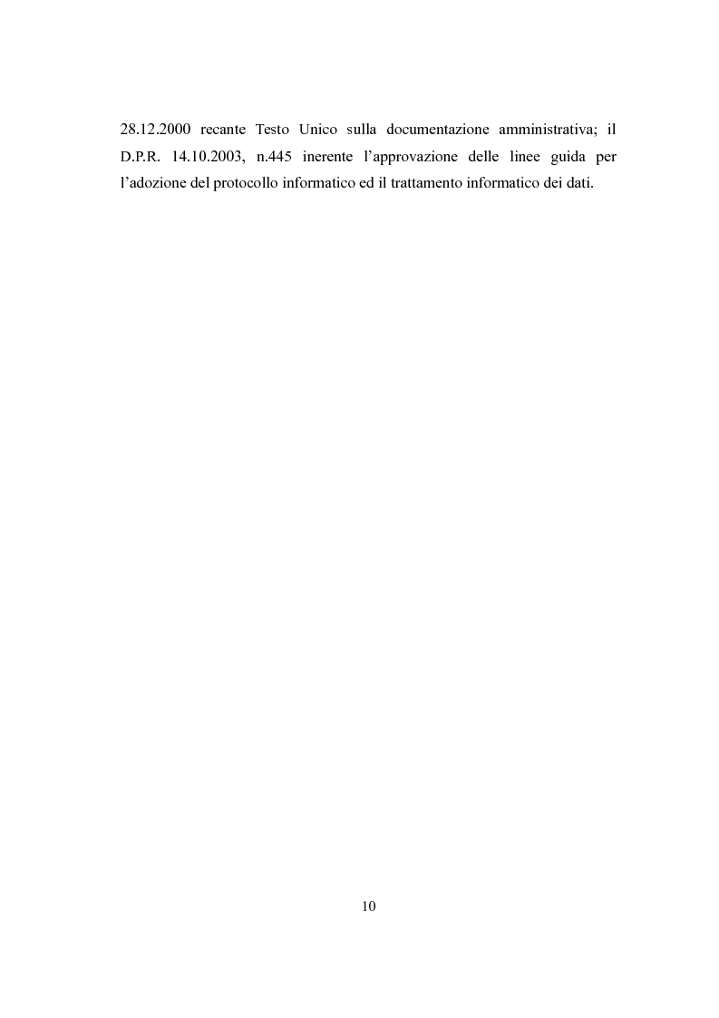 Anteprima della tesi: L'Archivio Scolastico. Un caso particolare: la Scuola Media Statale ''Michele Cipolla'', Pagina 7