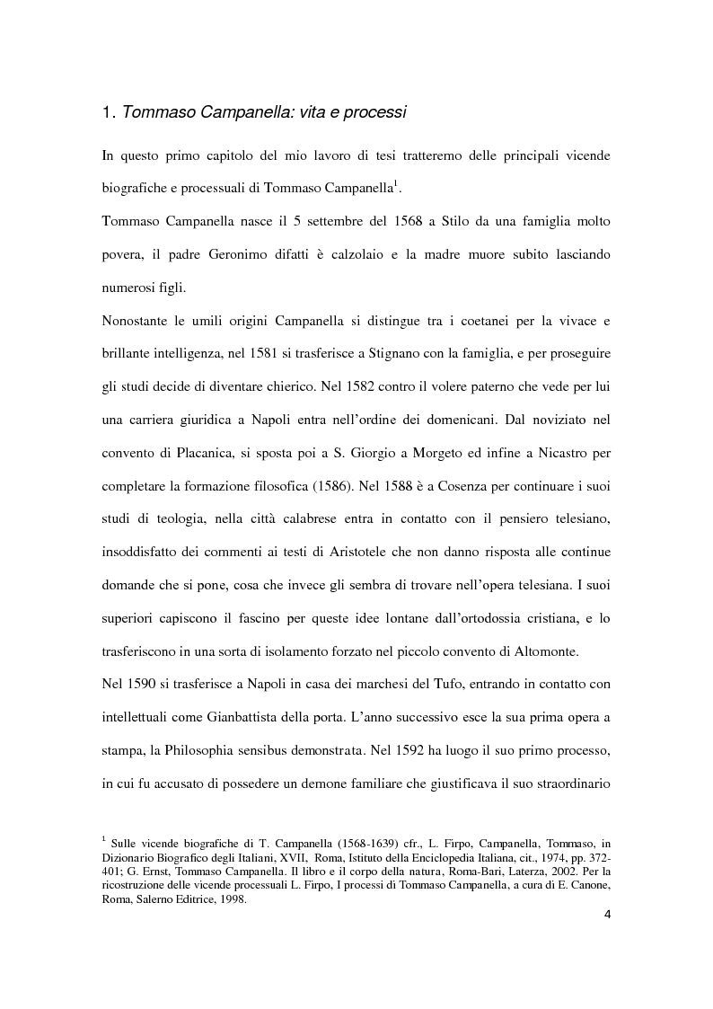 Anteprima della tesi: Machiavellismo e antimachiavellismo nel pensiero di Campanella, Pagina 3
